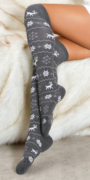 Koucla Sexy Overknee Strümpfe "Christmas"