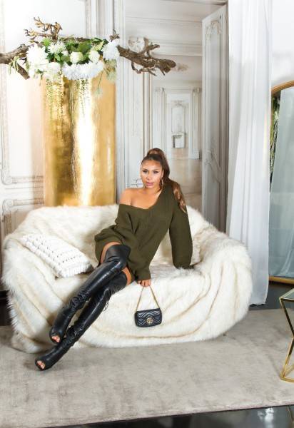 Koucla Sexy Oversized Grobstrick Pullover / Kleid