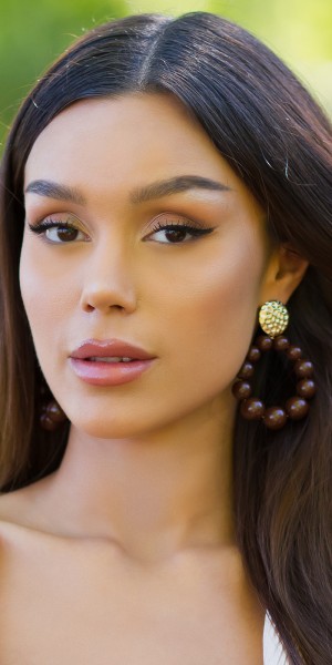 Koucla Sexy Perlen look Ohrringe