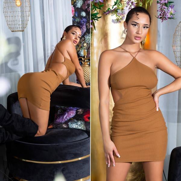 Koucla Sexy Rückenfreies Trägerkleid