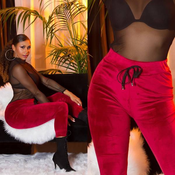 Koucla Sexy Samt Look Jogger