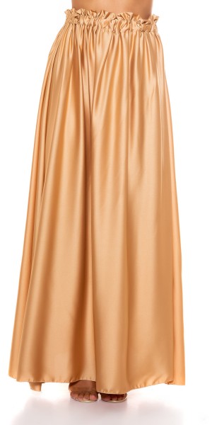 Koucla Sexy Satin-Look Maxi Rock