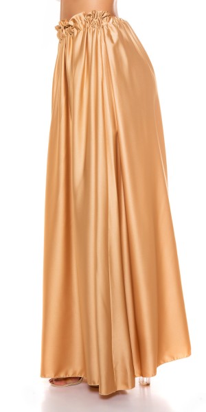 Koucla Sexy Satin-Look Maxi Rock