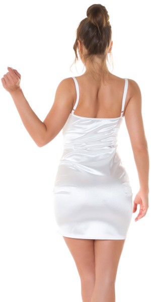Koucla Sexy Satin Look Minikleid