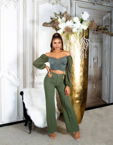 Koucla Sexy Schlaghose Mit Cut-outs