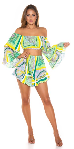 Koucla Sexy Sommer Set- Crop Top Und Shorts