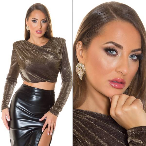 Koucla Sexy Statement Glitzer Ohrringe