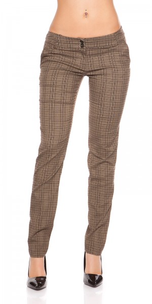 Koucla Sexy Straightleg KouCla Hose Mit Glitzer