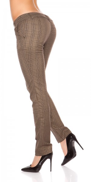 Koucla Sexy Straightleg KouCla Hose Mit Glitzer