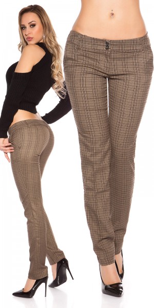 Koucla Sexy straightleg KouCla Hose mit Glitzer