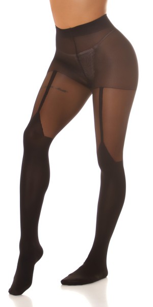 Koucla Sexy Strumpfhose In Strumpfhalter Optik