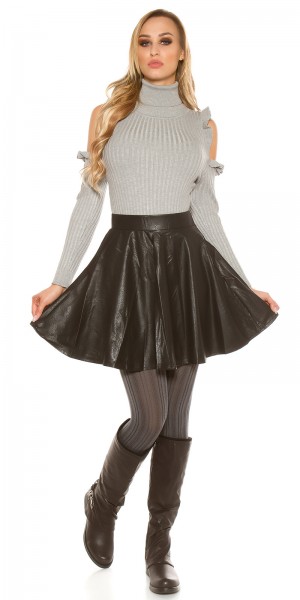 Koucla Sexy Strumpfhose Nadelstreifenlook