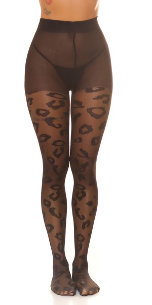 Koucla Sexy Strumpfhosen Mit Print "Leo"