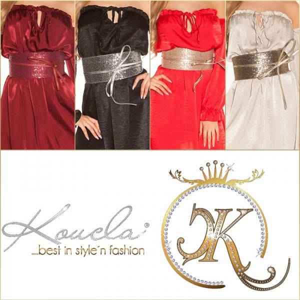 Koucla Sexy Taillengürtel Mit Pailletten