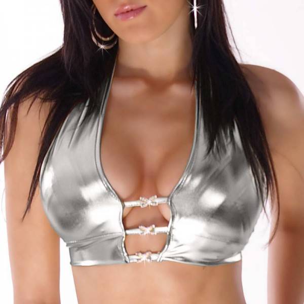 Koucla Sexy Top Mit X-Schnallen