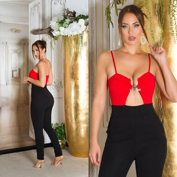 Koucla Sexy Träger Overall Mit Cut Out