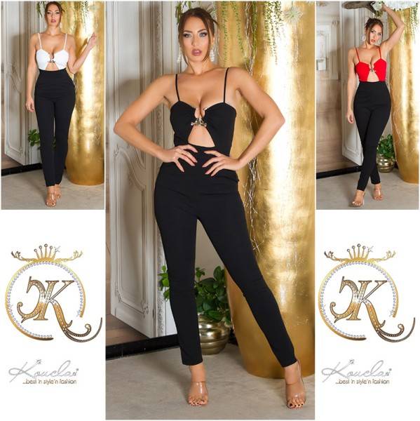 Koucla Sexy Träger Overall Mit Cut Out