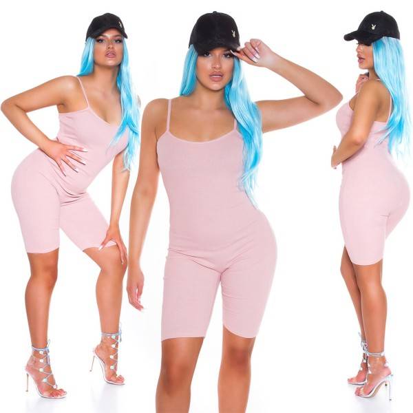 Koucla Sexy Träger Ripp-Jumpsuit