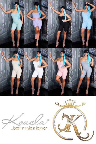 Koucla Sexy Träger Ripp-Jumpsuit