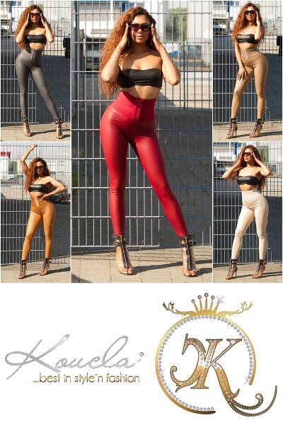 Koucla Sexy Ultra Highwaist Lederlook Leggings
