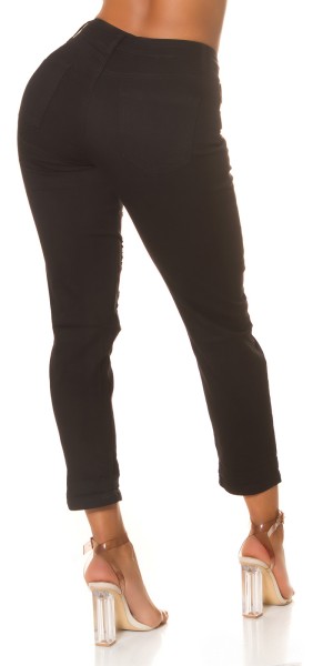 Koucla Sexy Used Look Boyfriend Jeans