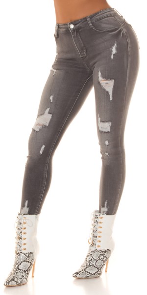 Koucla Sexy Used Look Skinny Jeans