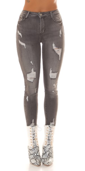 Koucla Sexy Used Look Skinny Jeans