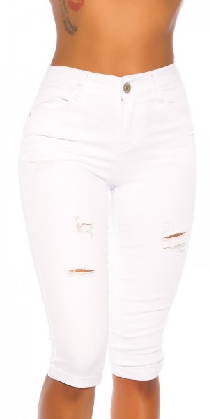 Koucla Sexy Usedlook Capri Jeans