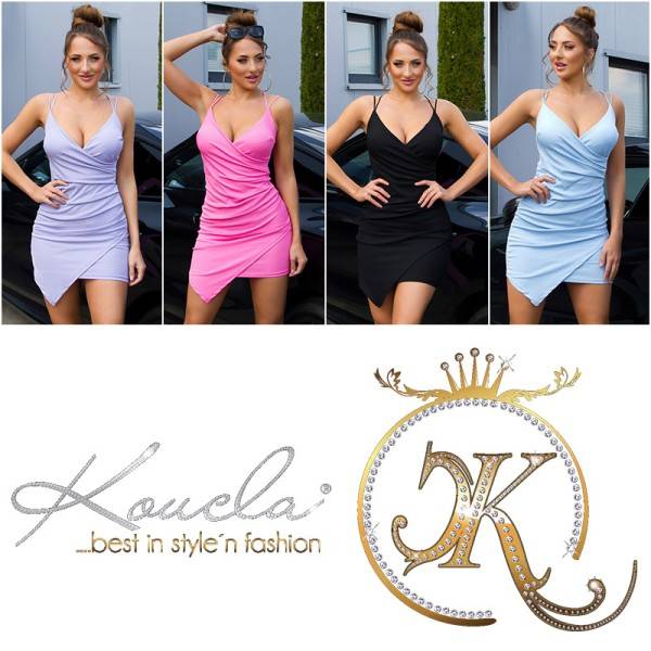 Koucla Sexy Wickellook Mini Trägerkleid