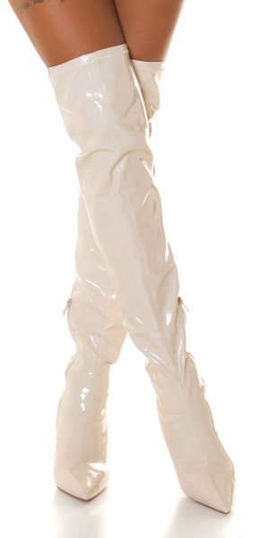 Koucla Soo Sexy! Latexlook Highheel Overknees