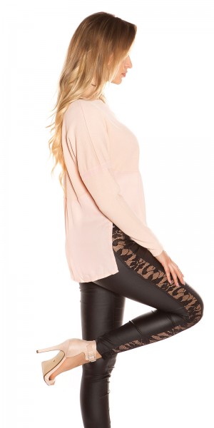 Koucla Stylish Highlow-Crinkle-Shirt