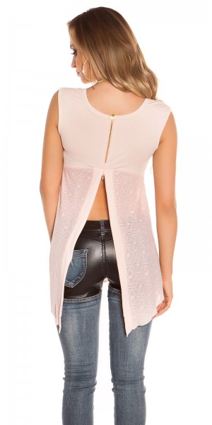 Koucla Koucla Top Mit Spitze Und Sexy Rückeneinsicht