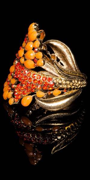 Koucla Trendy Armreif Mit Strass Besetzt