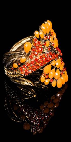 Koucla Trendy Armreif Mit Strass Besetzt