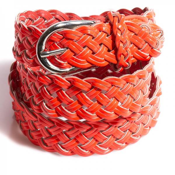 Koucla Trendy Flechtgürtel In Neonfarben