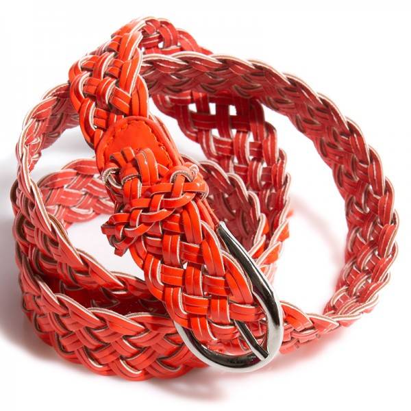 Koucla Trendy Flechtgürtel In Neonfarben