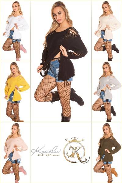 Koucla Trendy KouCla Grobstrick Pulli ExTreme Used