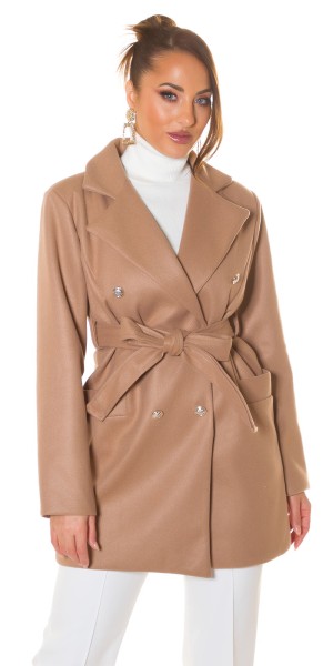 Koucla Trendy Koucla Mantel Mit Gürtel