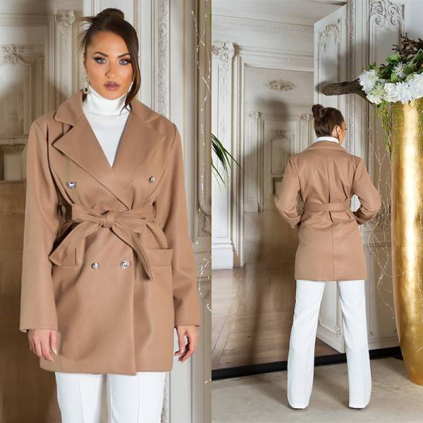 Koucla Trendy Koucla Mantel Mit Gürtel