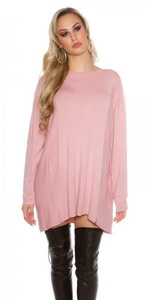 Koucla Trendy KouCla Oversize Pulli Mit Mesh Kreuz