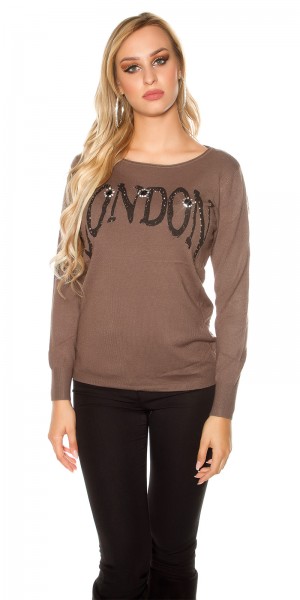 Koucla Trendy Koucla Pulli LONDON Mit Spitze
