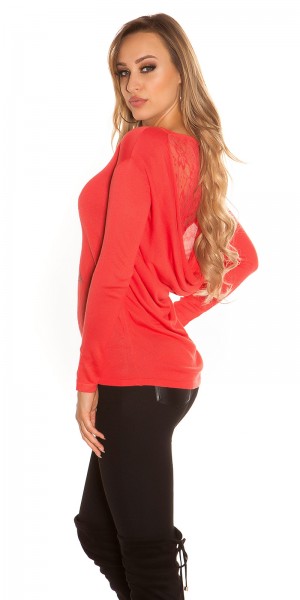 Koucla Trendy Koucla Pullover Mit Spitze