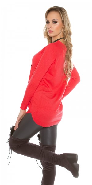 Koucla Trendy Koucla Pullover Mit Strass