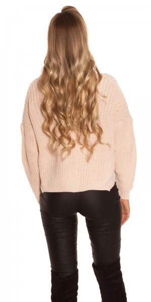 Koucla Trendy KouCla Strickpulli Mit Seitl. Knöpfen