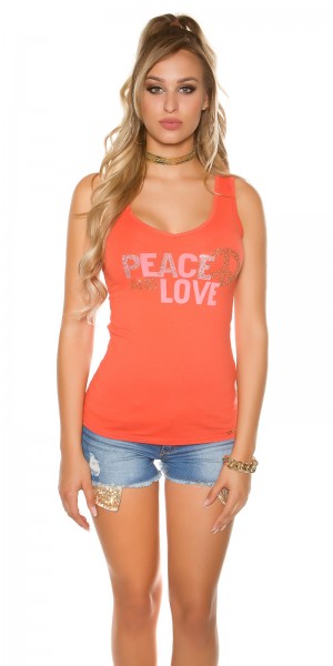 Koucla Trendy KouCla Tanktop Peace And Love