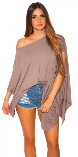 Koucla Trendy KouCla XXL-Shirt Asymmetric