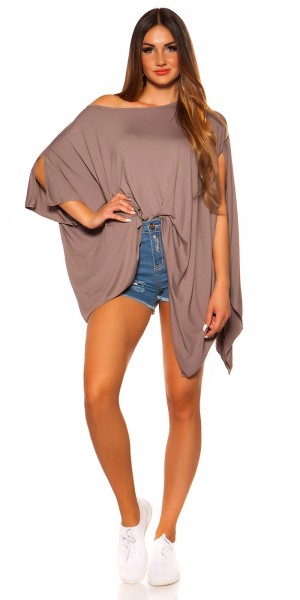 Koucla Trendy KouCla XXL-Shirt asymmetric