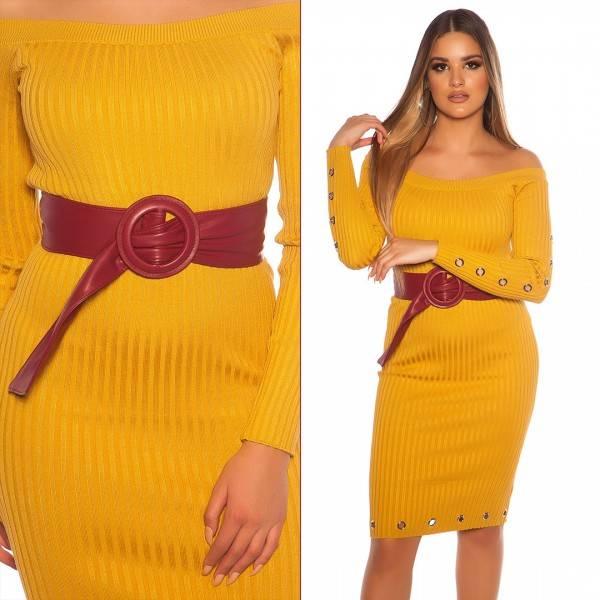 Koucla Trendy Kunstleder Taillengürtel