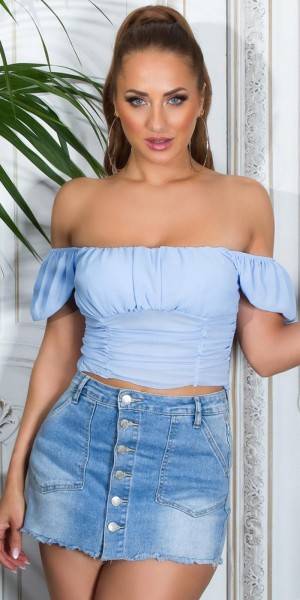 Koucla Trendy Off Shoulder Sommer Top