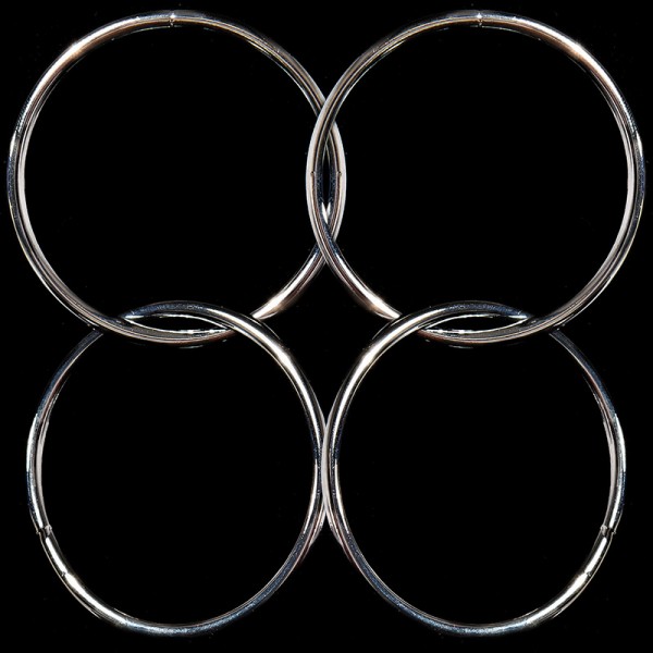 Koucla Trendy Ohrstecker Ringoptik